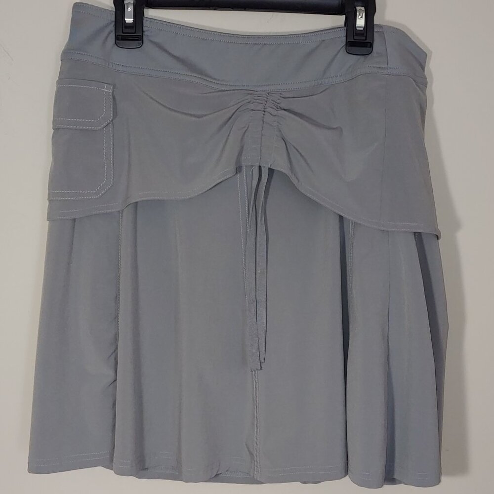 Athleta Wherever Athletic Skort‎ Ruched Side Gray Size 6